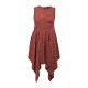 Robe asymétrique "Daisy" Lili London - face