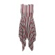 Robe grande taille asymétrique "Stripe" Lili London - face