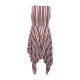 Robe grande taille asymétrique "Stripe" Lili London - dos