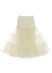 jupon grande taille - petticoat coloris creme Lindy Bop