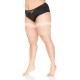 collants "basiques" grande taille - bandes courtes anti frottement Lida beige naturel