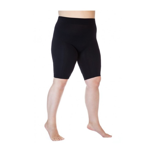 collant sans pied grande taille - legging Lida sans couture longueur genou (face)