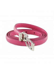 ceinture grande taille - fine ceinture 1.5 cm d'épaisseur fuchsia (entière)