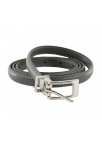 ceinture grande taille - fine ceinture 1.5 cm d'épaisseur grise (entière)