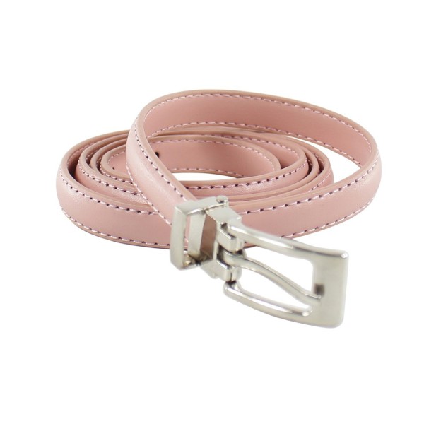 ceinture grande taille - fine ceinture 1.5 cm d'épaisseur rose (entière)