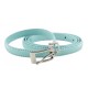 Fine ceinture en croûte de cuir pas cher