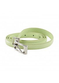 ceinture grande taille - fine ceinture 1.5 cm d'épaisseur vert clair - anis (entière)