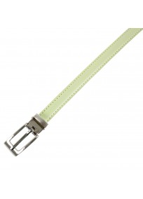 ceinture grande taille - fine ceinture 1.5 cm d'épaisseur vert clair - anis (détail)