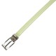 ceinture grande taille - fine ceinture 1.5 cm d'épaisseur vert clair - anis (détail)