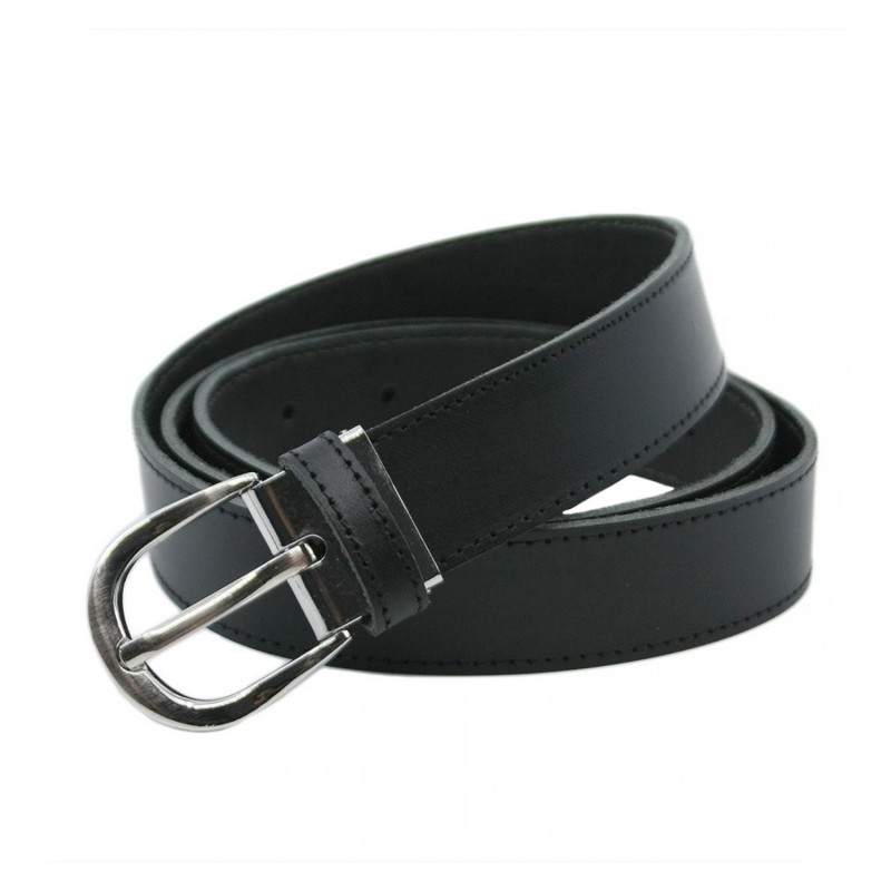 Ceinture large de travail YVES en croûte de cuir de bovin 30 mm