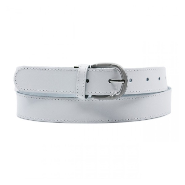ceinture grande taille - ceinture Yves blanche