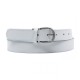 ceinture grande taille - ceinture Yves blanche