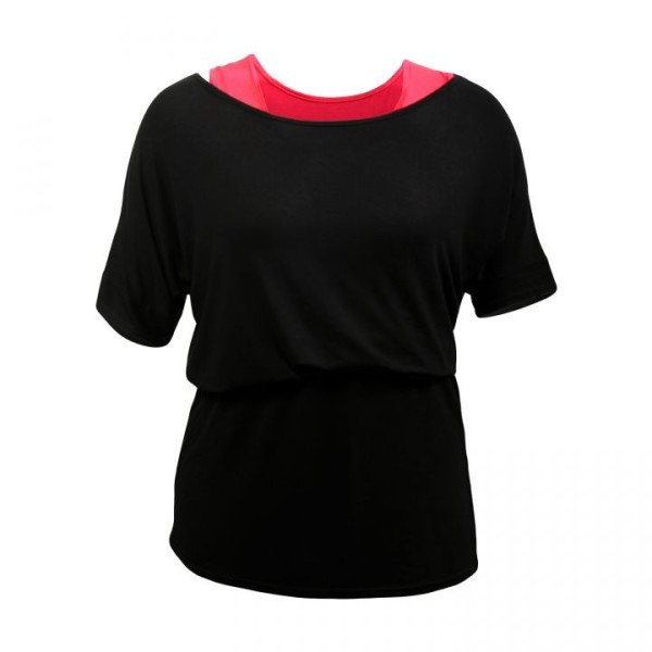 robe-tunique grande taille - tunique bicolore 2 en 1 TU (face)