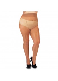 Collant très grande taille chair fin "Supersize20" de la marque Glamory spécialisé dans les collants pour femmes rondes