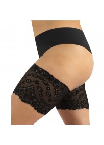 Bandes anti-frottements grande taille - Bandes élastiques en tulle motif dentelle Calzitaly (côté)