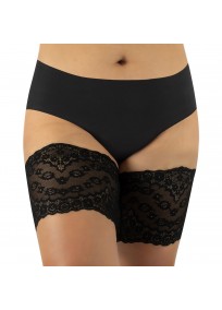 Bandes anti-frottements grande taille - Bandes élastiques en tulle motif dentelle Calzitaly (face)