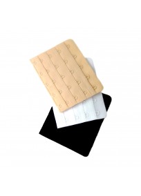 rallonge de soutien-gorge 5 crochets 3 coloris : chair - blanc - noir