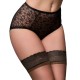 Slip grande taille - culotte retro dentelle "Lacy Betty" Nylon dreams (face)