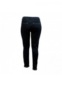 jeans grande taille - jeans slim à revers "plume de paon" Nana Belle (dos)