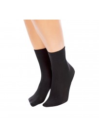 Chaussette socquette soft micro 40 semi opaque Glamory coloris noir