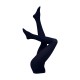 Collant Cette opaque "Dublin" 60 deniers grande taille coloris MARINE (jambes)