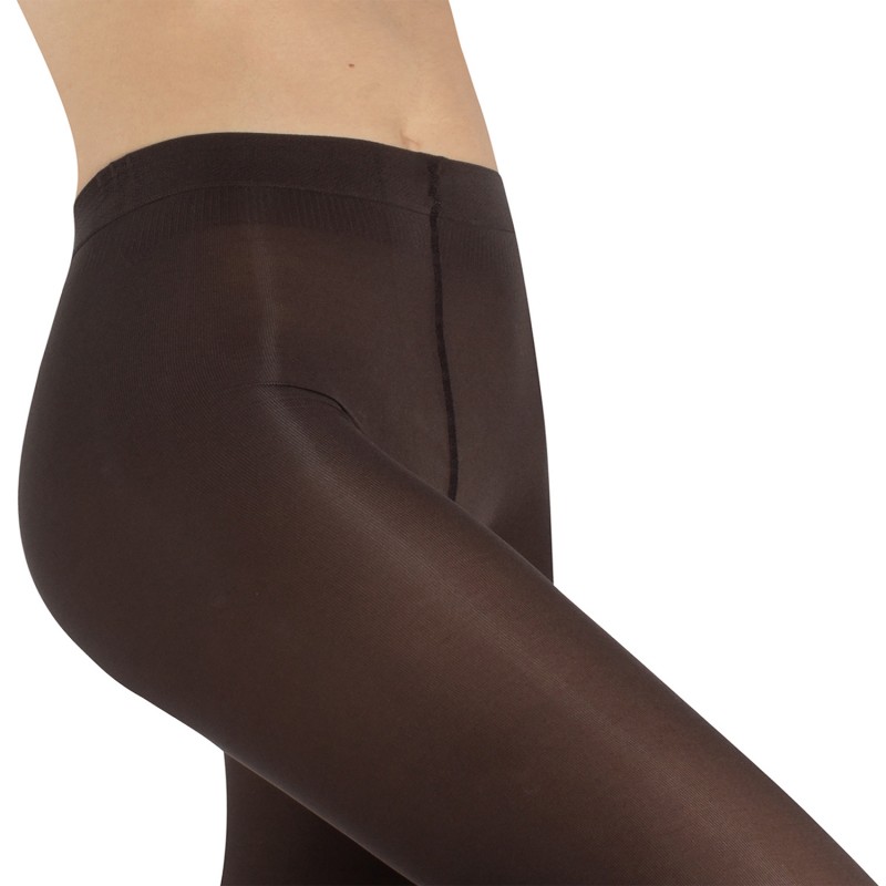 Collant Cette opaque "Dublin" 60 deniers grande taille coloris RISTRETTO (détail taille)