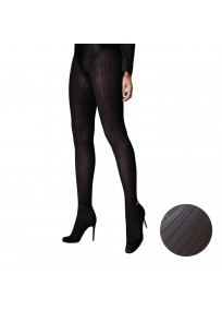 collant fantaisie grande taille - collant 50D noir "Devon" Cette (+pastille)