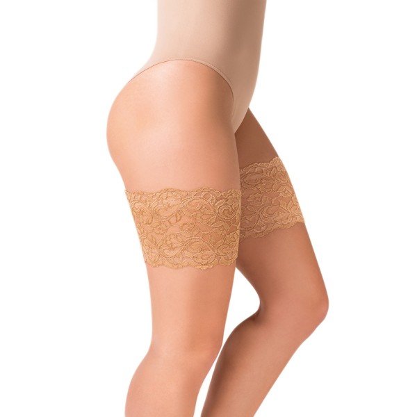 bandes anti friction dentelle Gabriella grande taille coloris beige