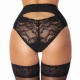 Culotte taille haute dentelle "Betty" Peekaboo grande taille (dos)
