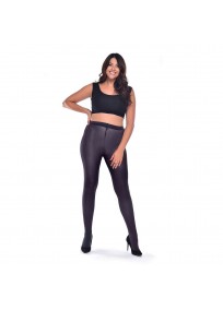 collant coloré grande taille - collant opaque 90D gris slate pamela mann