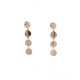 Boucles d'oreilles pastilles dorées Lol bijoux