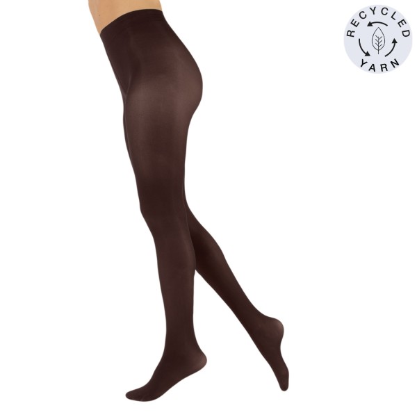 Collant grande taille - Eco 50 deniers Cette Walnut marron