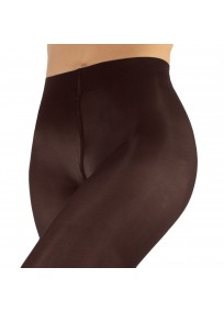 Collant grande taille - Eco 50 deniers Cette  détail culotte coloris Walnut