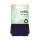 Collant grande taille recyclé 50 deniers coloris bleu marine sous emballage