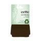 Collant grande taille recyclé 50 deniers coloris walnut sous emballage