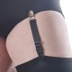 attache jarretelle metallique grande taille noire, attache canard et jarretelle
