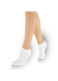 Chaussettes basses blanches en coton sans couture de la marque Cette