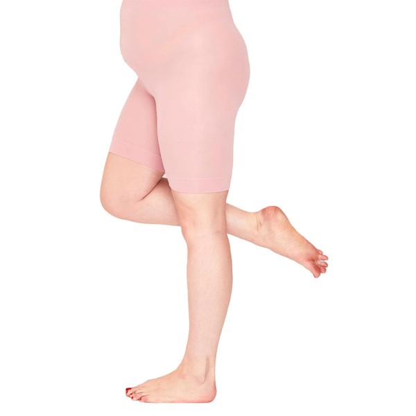 short anti frottement Pamela Mann grande taille (rose poudré)