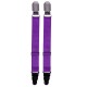 Longues attaches jarretelles metalliques reglables de 16 à 22 cm coloris VIOLET