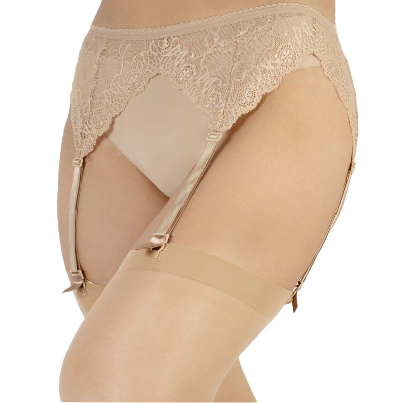 Bas pour porte-jarretelle classique "Cristal" de la marque Cette jusqu'au 4XL grande taille