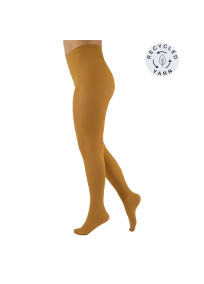 Collant grande taille - Eco 50 deniers Cette  Cream Gold (jaune moutarde)