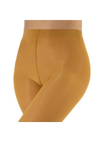 Collant grande taille - Eco 50 deniers Cette  détail culotte coloris jaune moutarde