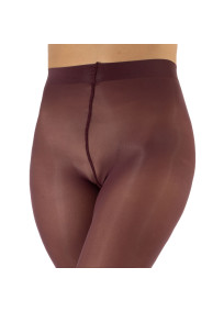 Collant grande taille - Eco 50 deniers Cette  détail culotte coloris burnt russet