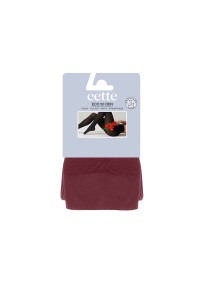 Collant grande taille recyclé 50 deniers coloris burnt russet sous emballage