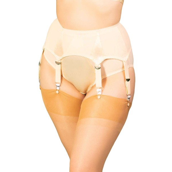 porte jarretelles 6 attaches grande taille "Harlow" de la marque What Katie Did