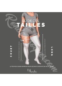 Guide des tailles Thunda thighs pour chaussettes hautes