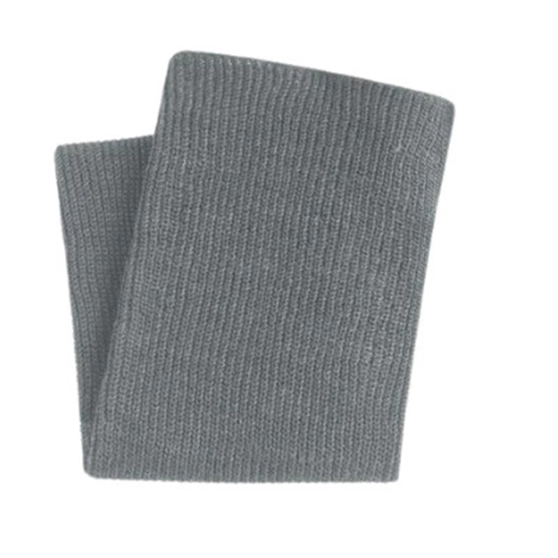 Chaussette haute en laine pour cuisses fortes (pliées) - coloris GRIS