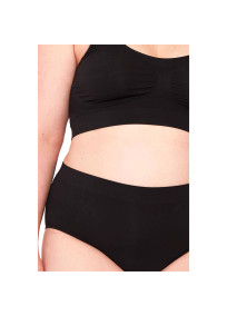 Culotte sans couture grande taille Pamela Mann coloris noir (zoom)