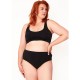 Culotte sans couture grande taille Pamela Mann coloris noir (silhouette)