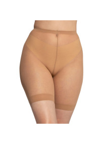 Demi collant fin anti frottement Ulla Popken 30 deniers coloris teint (détail)